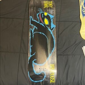 Tony Hawk Birdhouse Skateboard Deck with Blue Cat Design new original plastic